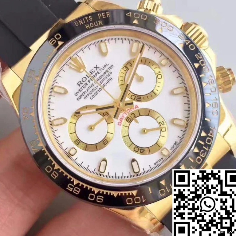 AR Rolex White Factory Dial Daytona Cosmograph 116518LN 0910